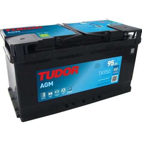 Tudor TK950 Tudor Car Battery, 95 Ah, 850 A, AGM, suitable for 